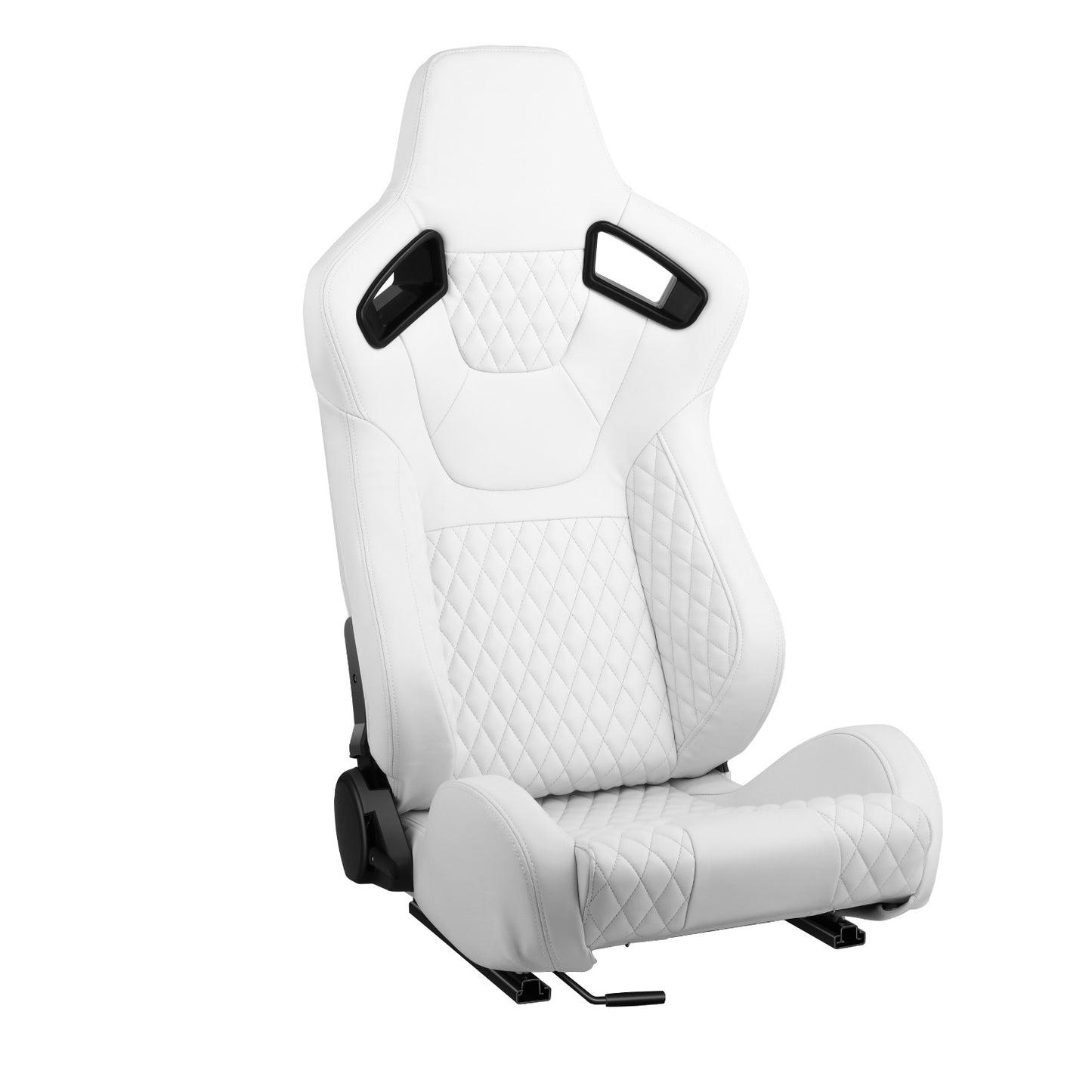 ASIENTOS RACING BLACK PVC - VEHICLE WITH AFTERMARKET BOTTOM MOUNT SEAT BRACKETS