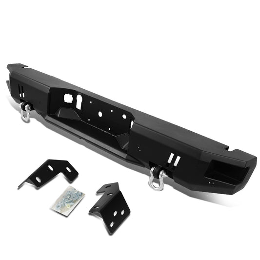 DEFENSA TRASERA OFF ROAD 15-19 FORD F-150 - W/ D-RING SHACKLES - BLACK