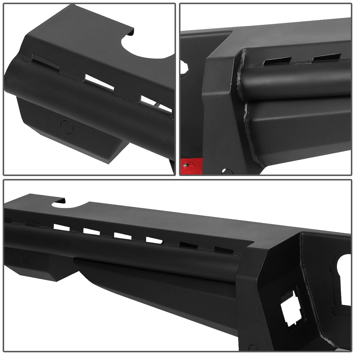 DEFENSA TRASERA OFF ROAD 17-19 FORD F-150 RAPTOR - W/ SENSOR HOLES - BLACK