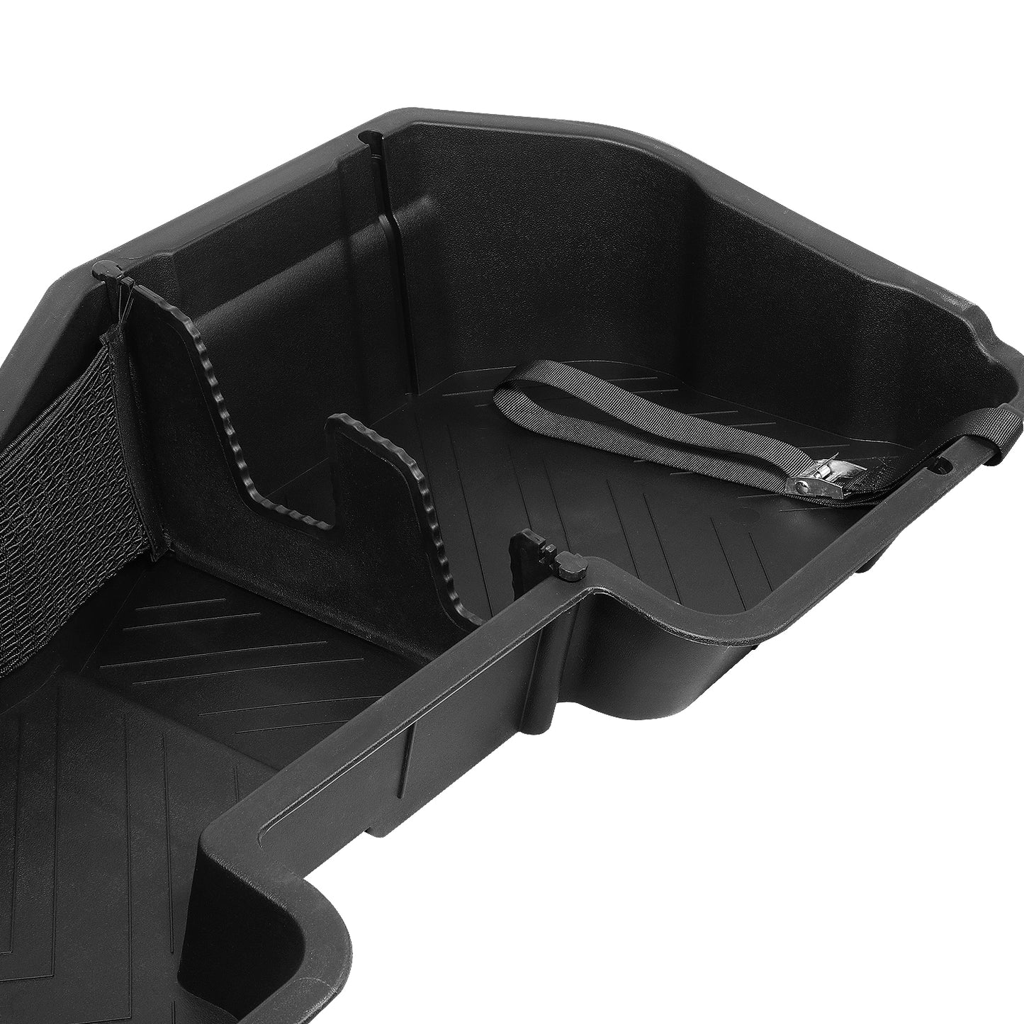 CAJA DE ALMACENAMIENTO 14-18 CHEVY SILVERADO 1500, GMC SIERRA 1500 / 15-19 CHEVY SILVERADO 2500HD, SILVERADO 3500HD, GMC SIERRA 2500HD, SIERRA 3500HD - CREW CAB - BLACK