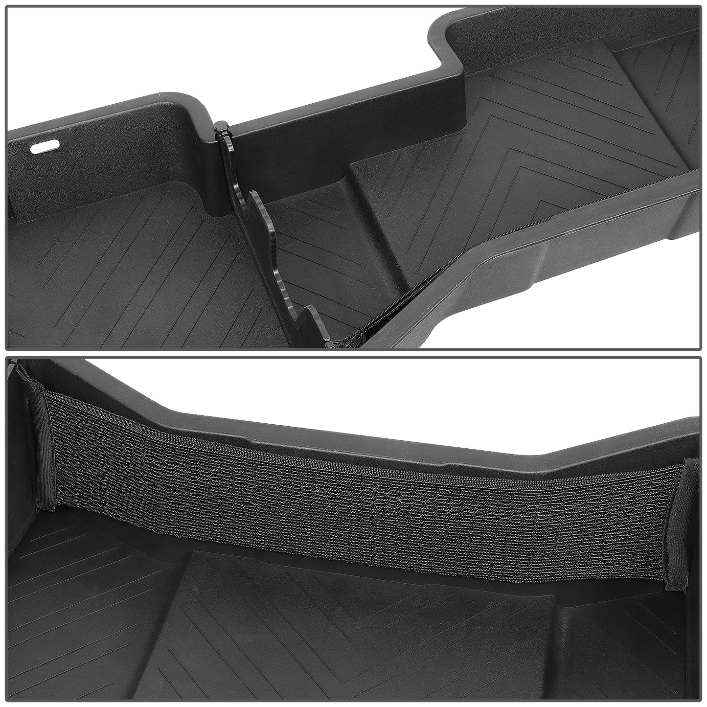 CAJA DE ALMACENAMIENTO 14-18 CHEVY SILVERADO 1500, GMC SIERRA 1500 / 15-19 CHEVY SILVERADO 2500HD, SILVERADO 3500HD, GMC SIERRA 2500HD, SIERRA 3500HD - CREW CAB - BLACK
