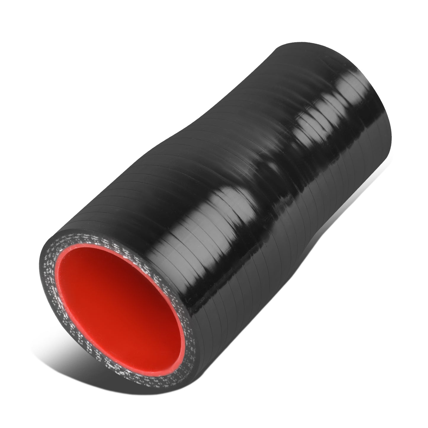COPLE DE SILICON 3-PLY - 1.00" TO 1.25" REDUCER - BLACK / RED