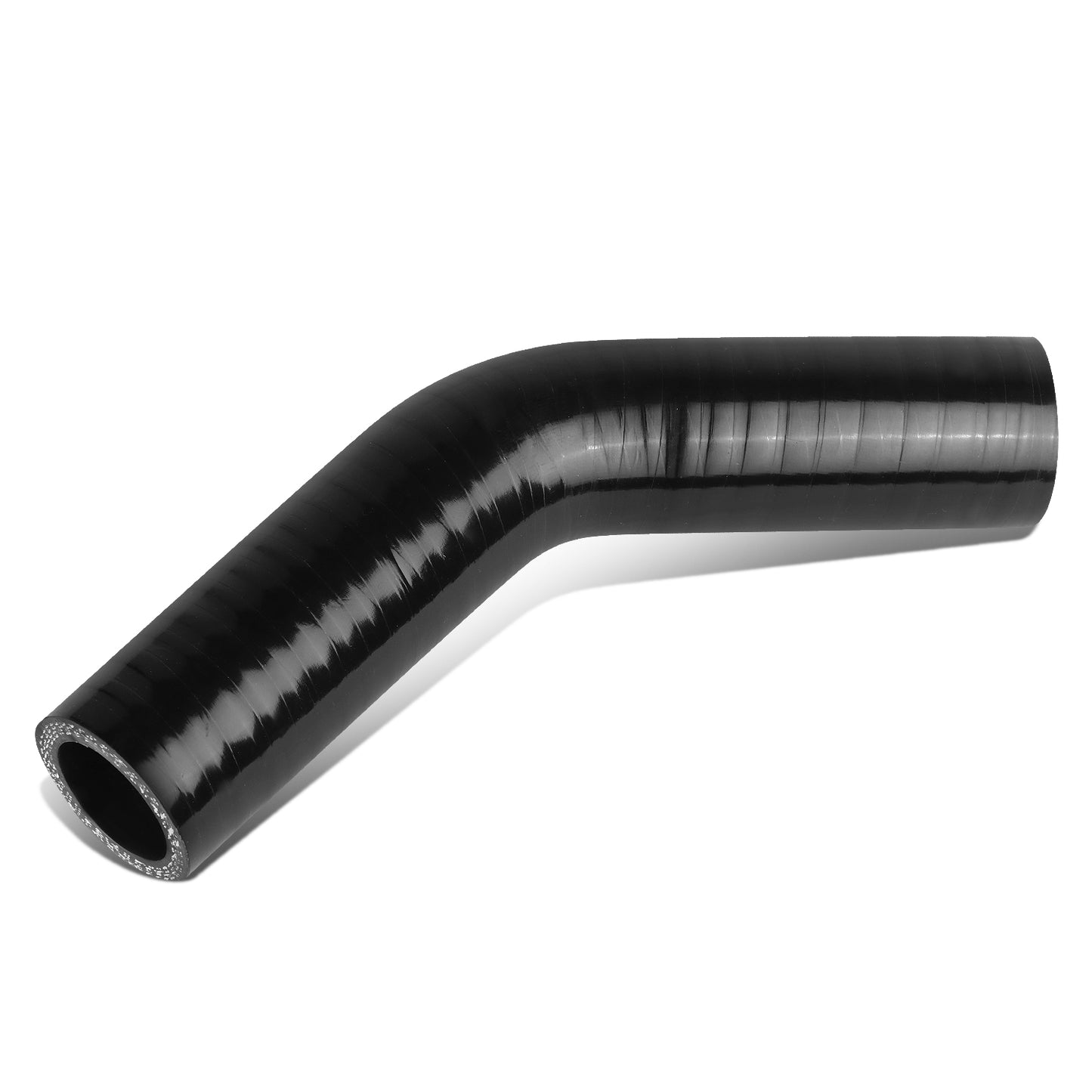 COPLE DE SILICON 3-PLY - 1.00" W/ 45 DEGREE - BLACK - RM7-5