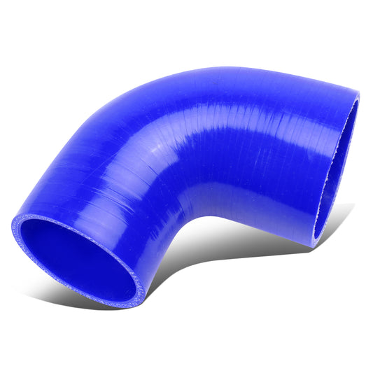 COPLE DE SILICON 3-PLY - 2.50" TO 2.75" REDUCER W/ 90 DEGREE - BLUE - RM4-5