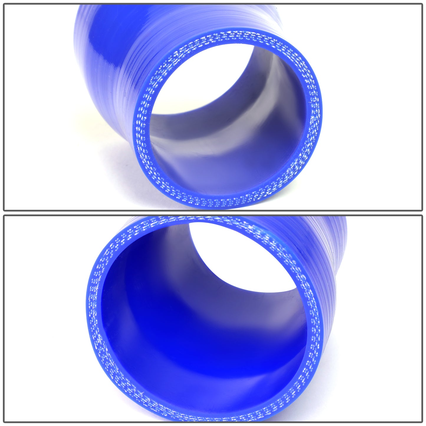 COPLE DE SILICON 3-PLY - 2.50" TO 2.75" REDUCER - BLUE - RM1-2 / RM3-1