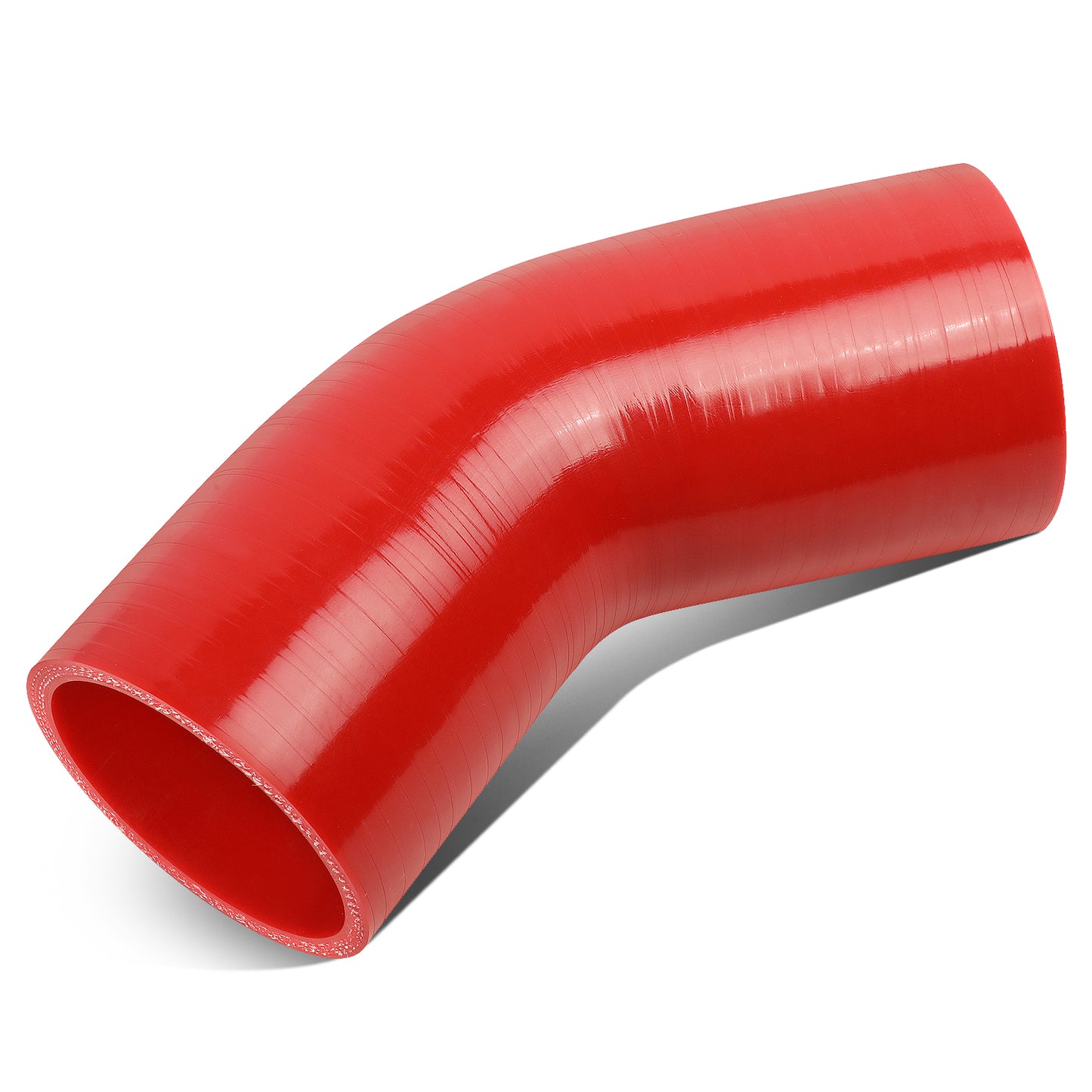 COPLE DE SILICON 3-PLY - 2.50" W/ 45 DEGREE - RED - RM11-5