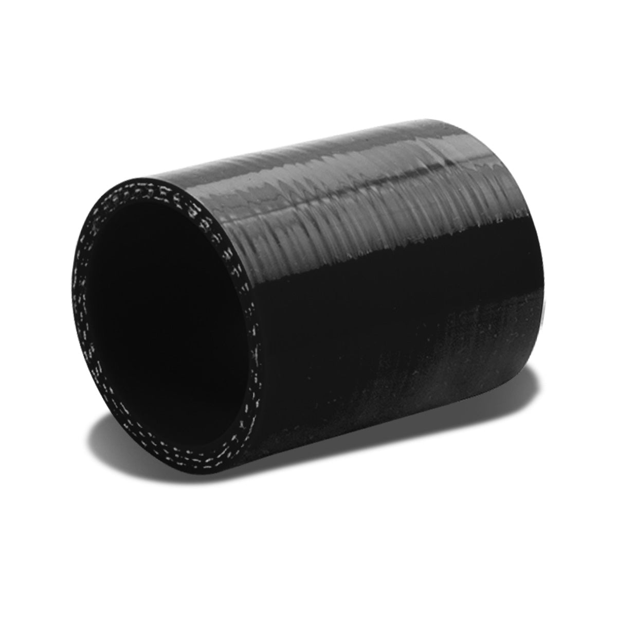 COPLE DE SILICON 3-PLY - 3.00" STRAIGHT - BLACK - RM5-3