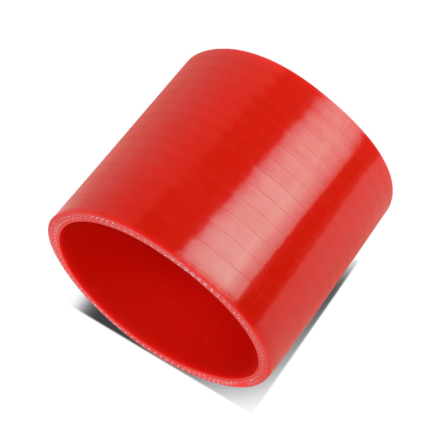 COPLE DE SILICON 3-PLY - 3.00" STRAIGHT - RED - RM4-1 / RM4-4