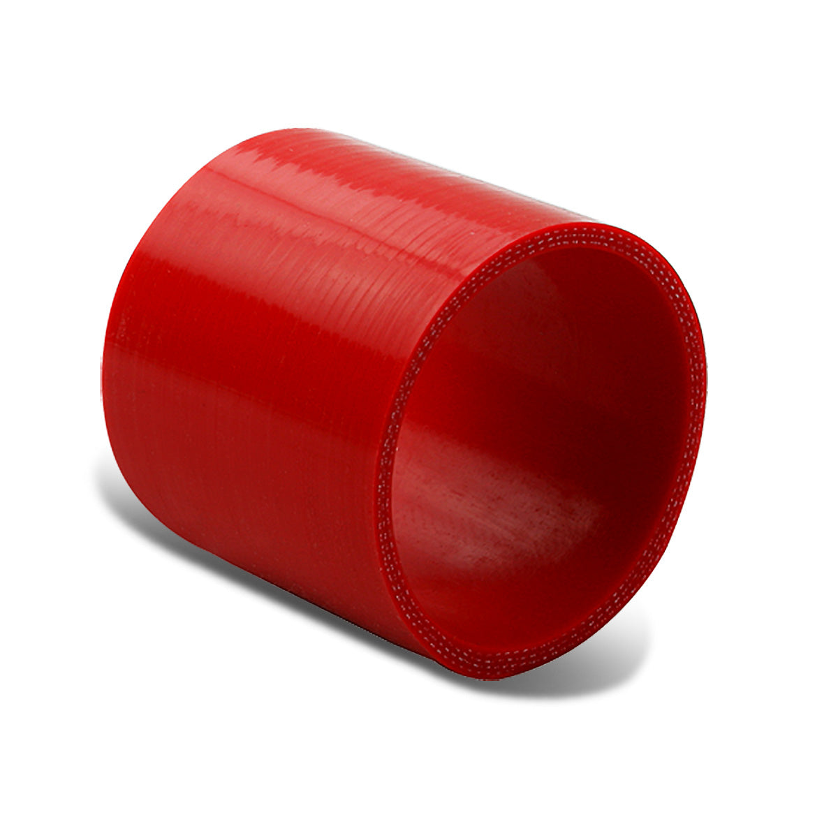 COPLE DE SILICON 3-PLY - 3.50" STRAIGHT - RED - RM3-1 / RM4-2