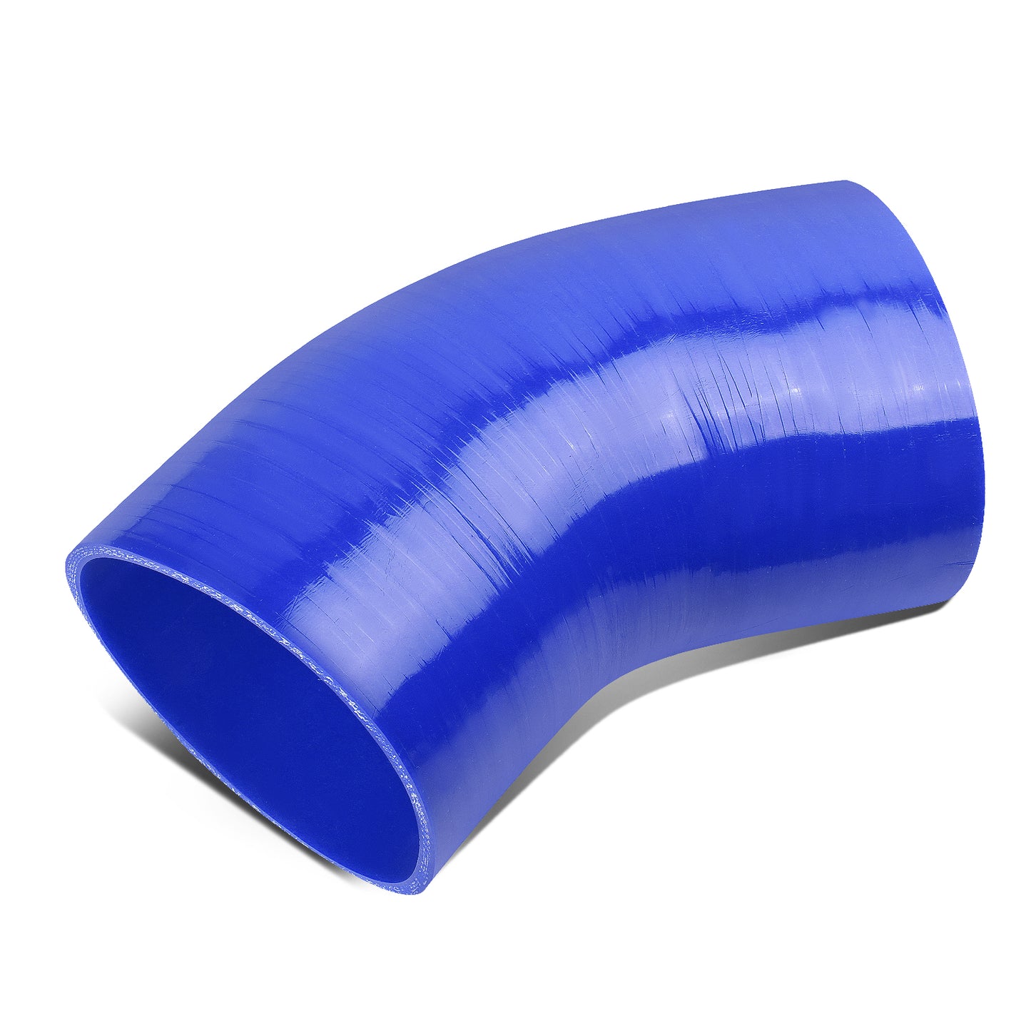 COPLE DE SILICON 3-PLY - 4.00" W/ 45 DEGREE - BLUE - RM11-4