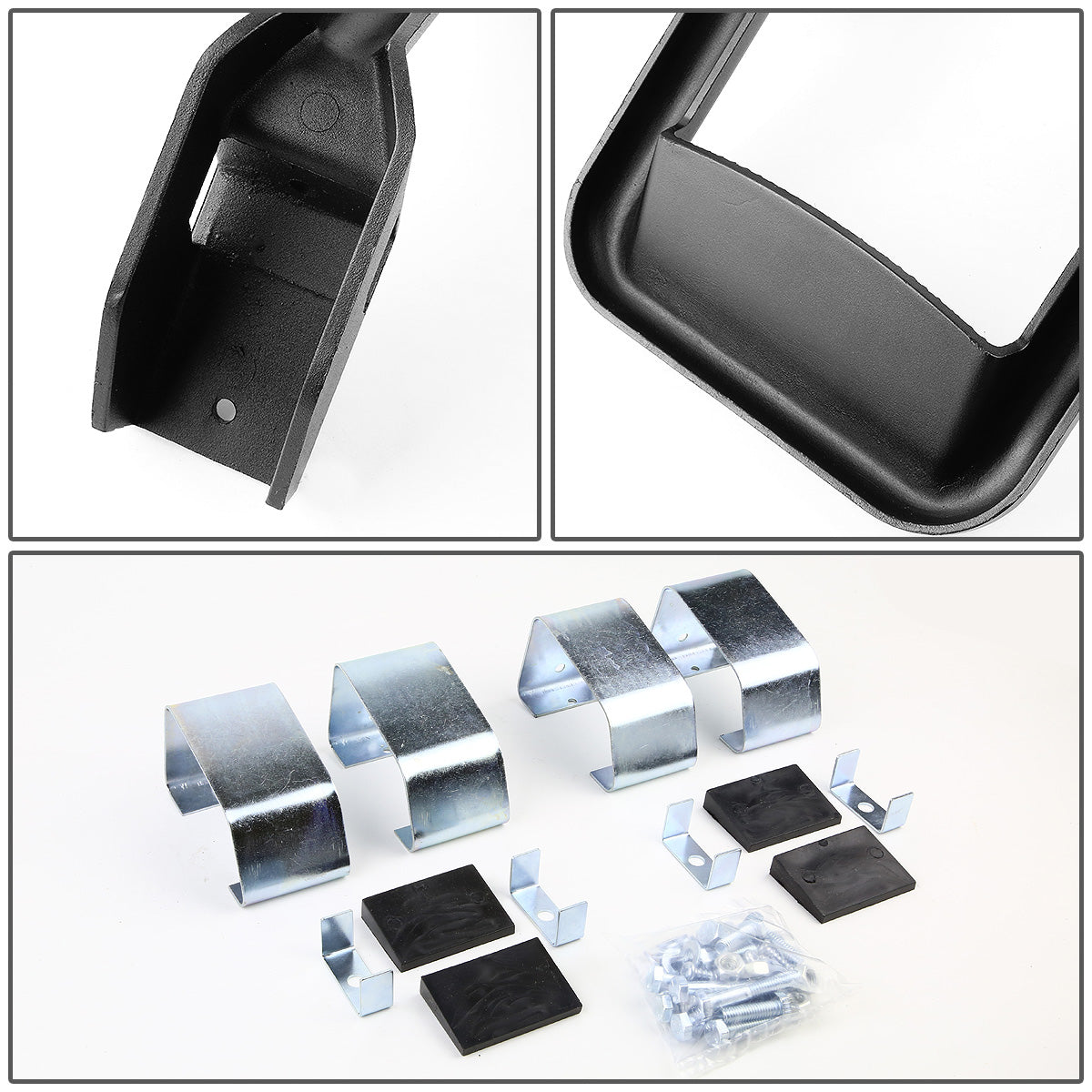 ESTRIBOS 2PCS - ALUMINUM - BLACK