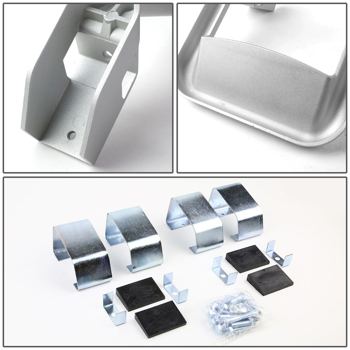 ESTRIBOS 2PCS - ALUMINUM - SILVER