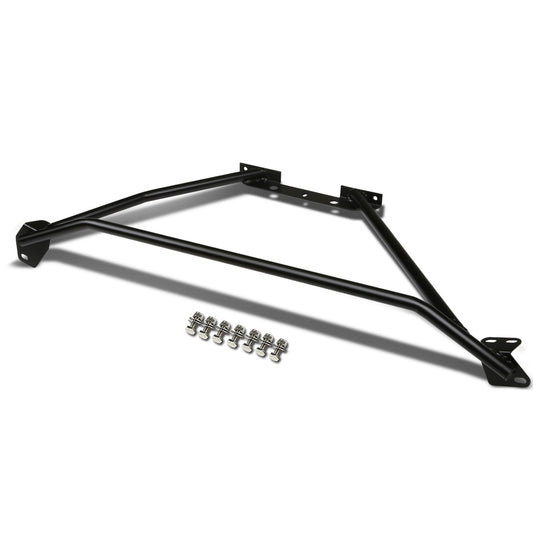 STRUT BAR FRONT UPPER STRUT TOWER BRACE - CHROMOLY - 99-04 FORD MUSTANG GT - BLACK