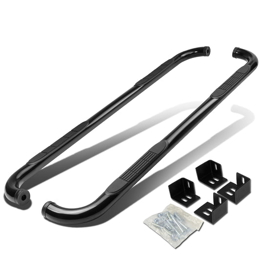 ESTRIBOS 3" - ROUND - 90 DEG - 98-03 DODGE DURANGO - BLACK