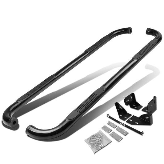 ESTRIBOS 3" - ROUND - 90 DEG - 05-10 JEEP GRAND CHEROKEE / 06-10 JEEP COMMANDER - BLACK