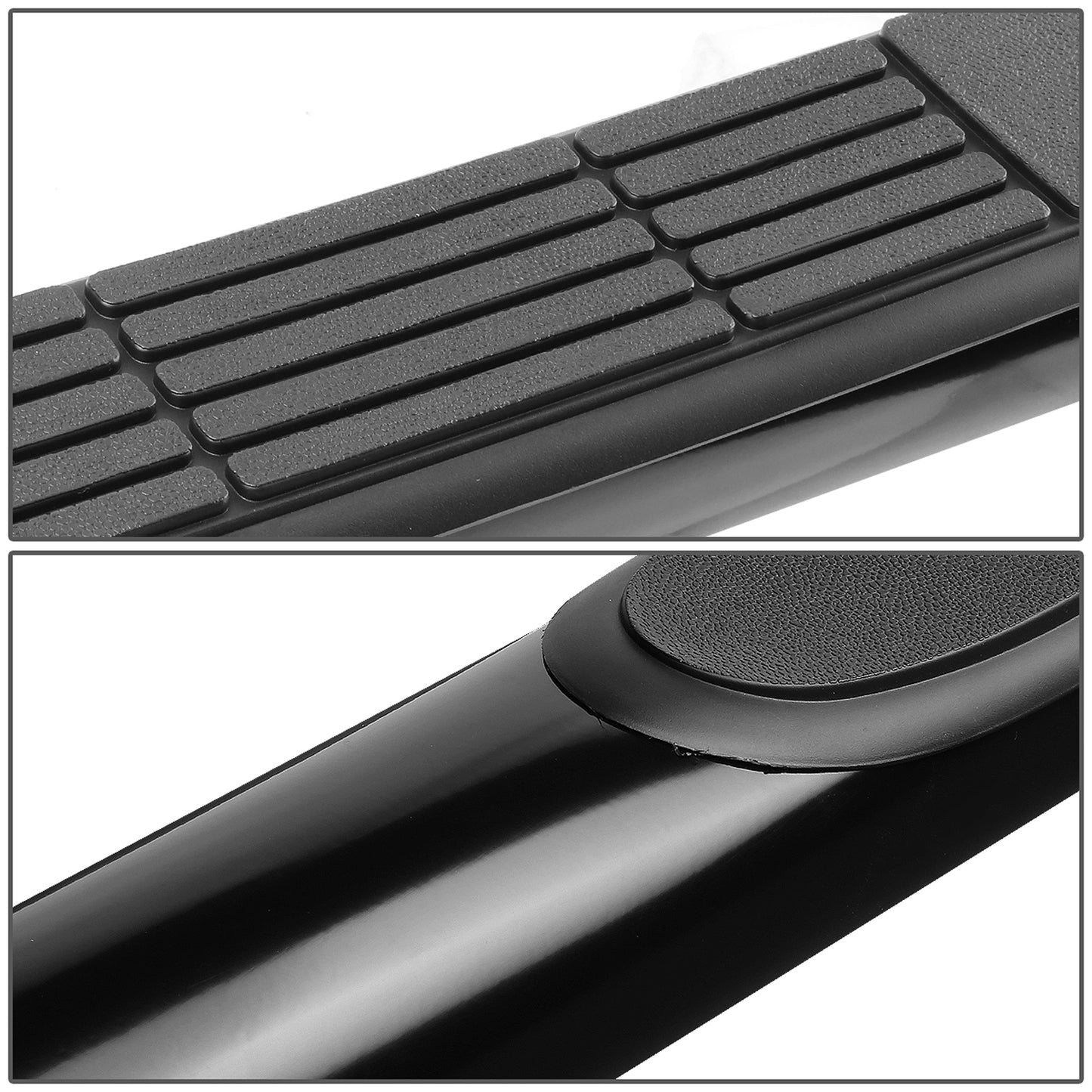 ESTRIBOS 3" - ROUND - 90 DEG - 87-06 JEEP WRANGLER - BLACK