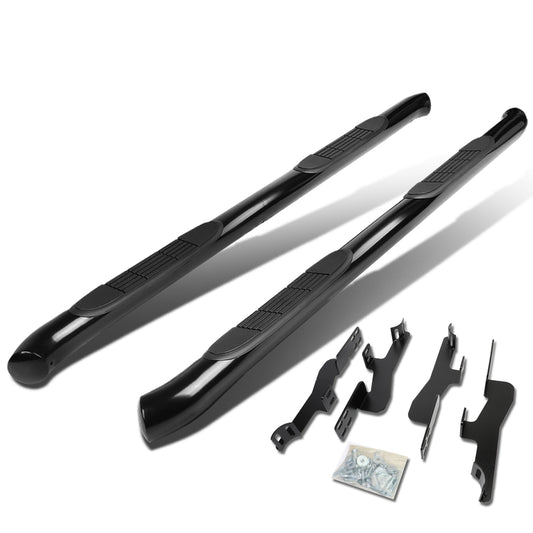 ESTRIBOS 3" - ROUND - 45 DEG - 01-06 ACURA MDX / 03-08 HONDA PILOT - BLACK