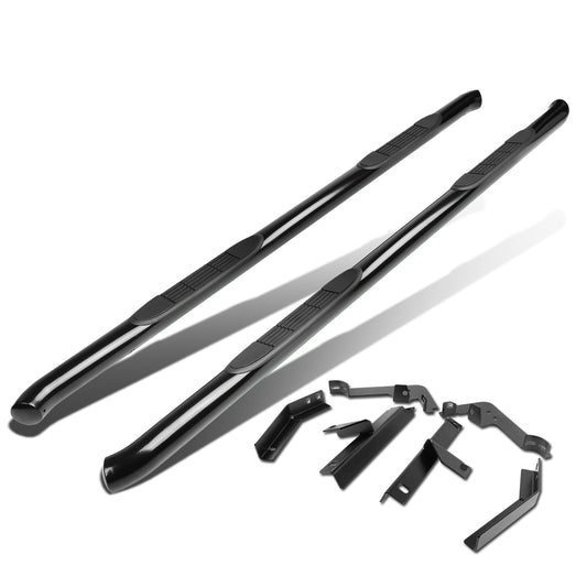 ESTRIBOS 3" - ROUND - 45 DEG - 09-15 HONDA PILOT - BLACK