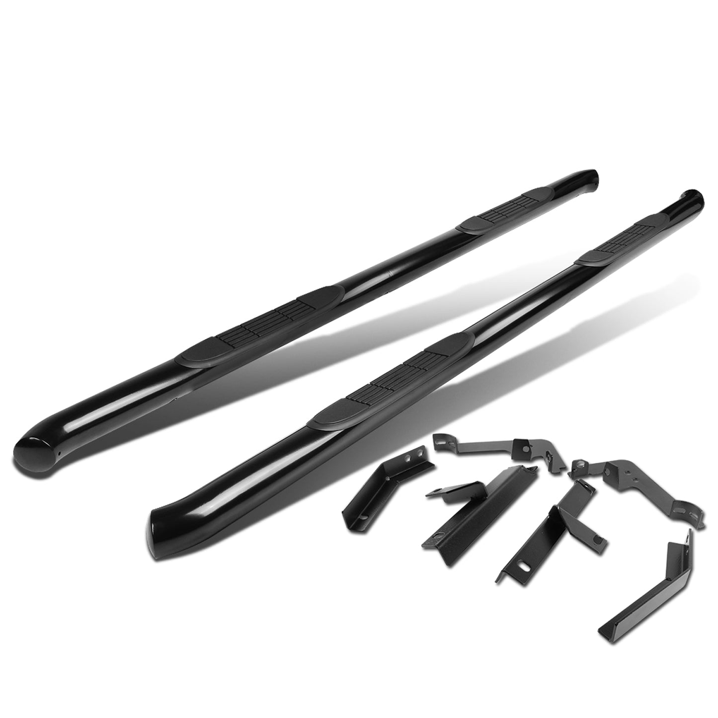 ESTRIBOS 3" - ROUND - 45 DEG - 09-15 HONDA PILOT - BLACK