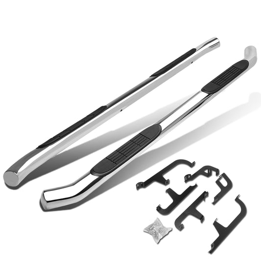 ESTRIBOS 3" - ROUND - STRAIGHT - 18-20 VOLKSWAGEN ATLAS - SILVER