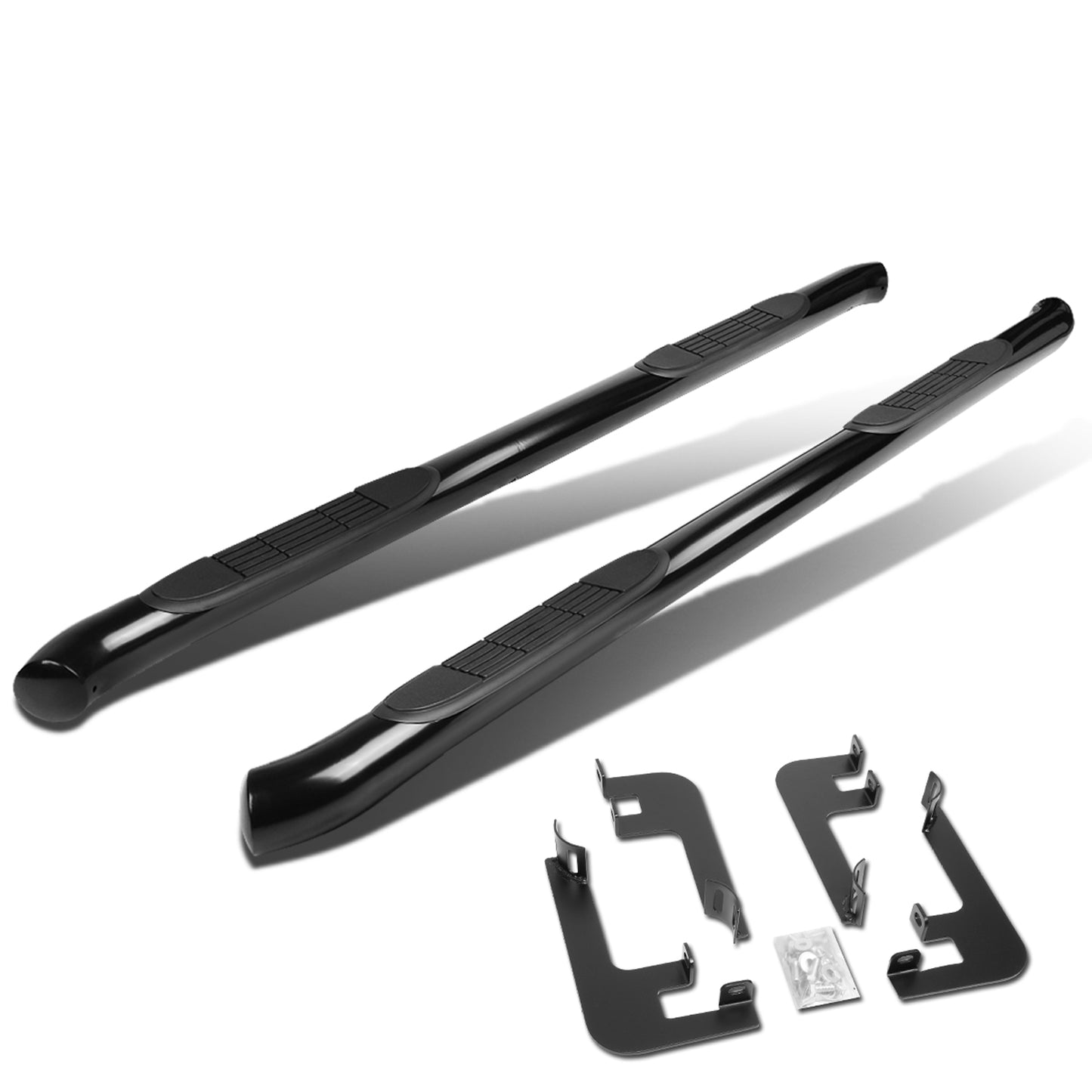 ESTRIBOS 3" - ROUND - STRAIGHT - 14-20 ACURA MDX - BLACK