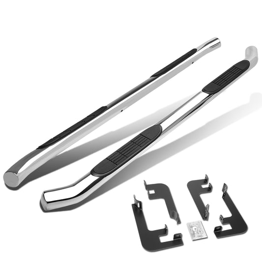 ESTRIBOS 3" - ROUND - STRAIGHT - 14-20 ACURA MDX - SILVER