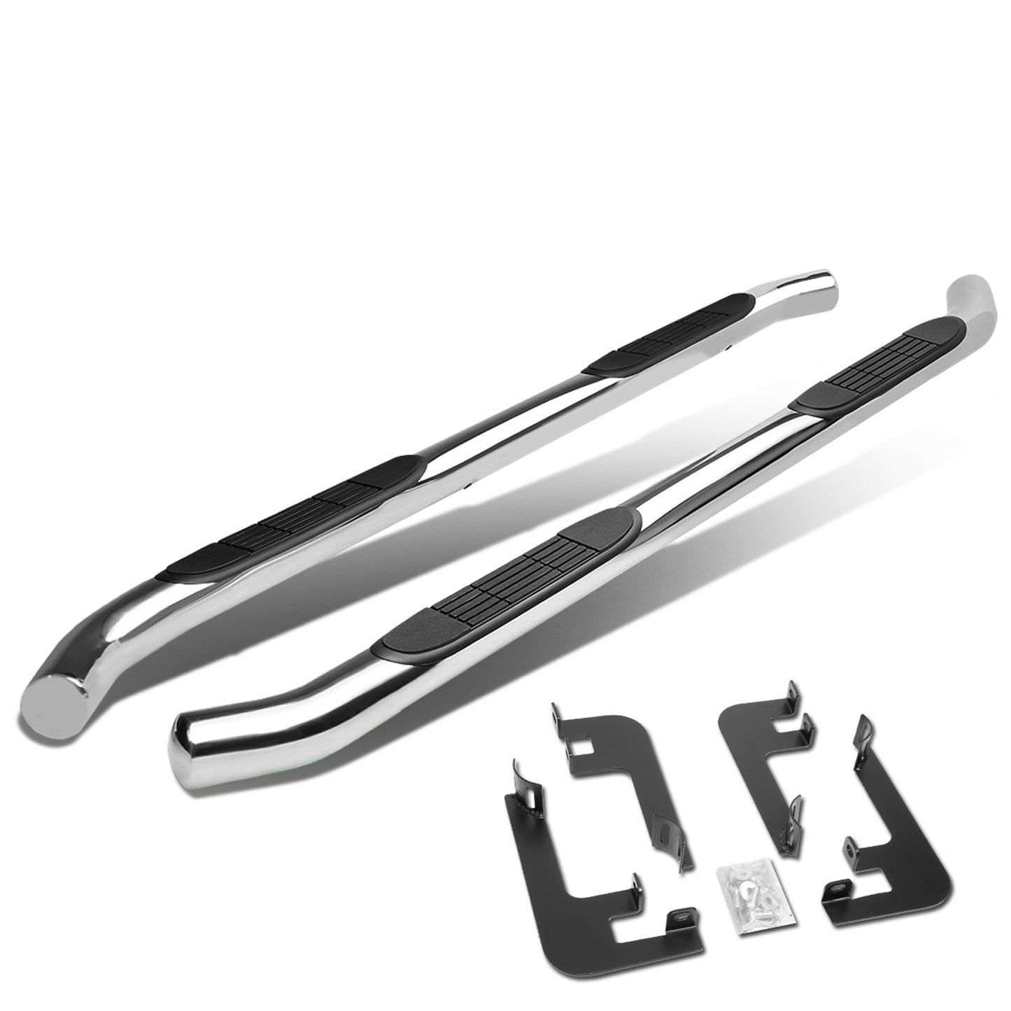 ESTRIBOS 3" - ROUND - STRAIGHT - 14-20 ACURA MDX - SILVER