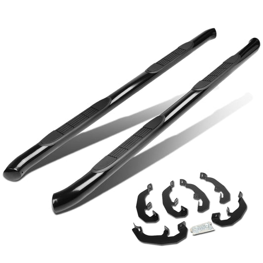 ESTRIBOS 3" - 45 DEG - 19-20 CHEVY SILVERADO 1500, GMC SIERRA 1500 / 2020 CHEVY SILVERADO 2500HD, SILVERADO 3500HD, GMC SIERRA 2500HD, SIERRA 3500HD - EXTENDED CAB - BLACK