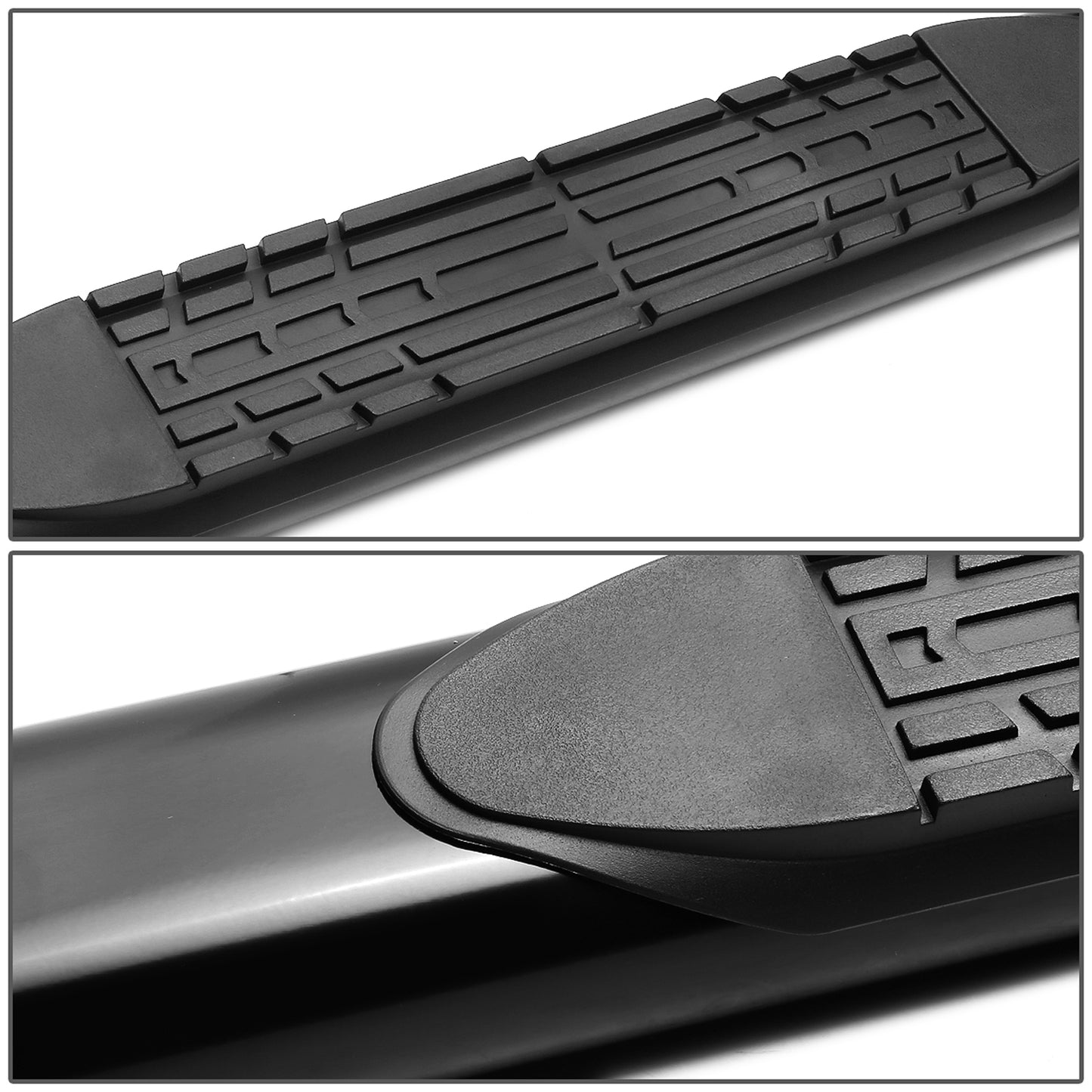 ESTRIBOS 4" - OVAL - STRAIGHT - 88-99 CHEVY C/K PICK-UP - EXTENDED CAB - BLACK