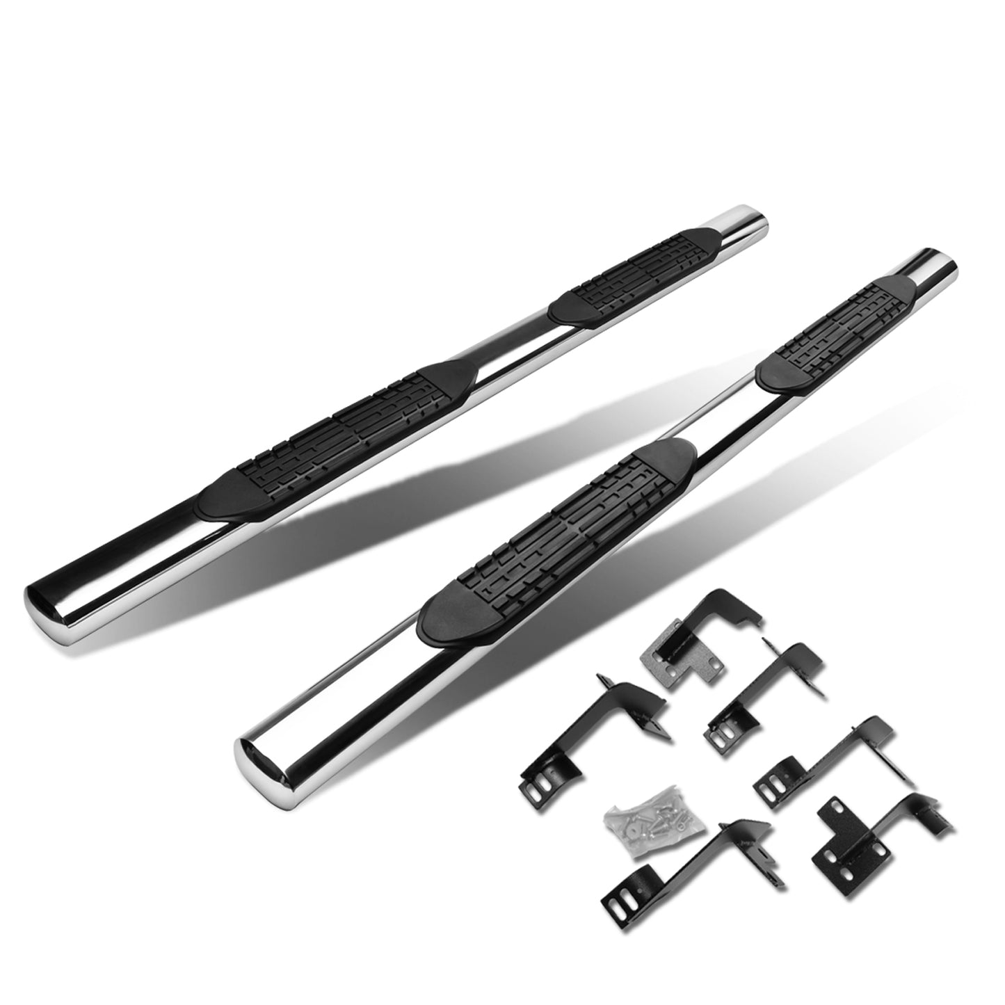 ESTRIBOS 4" - OVAL - STRAIGHT - 19-20 DODGE RAM 1500 - CREW CAB - SILVER