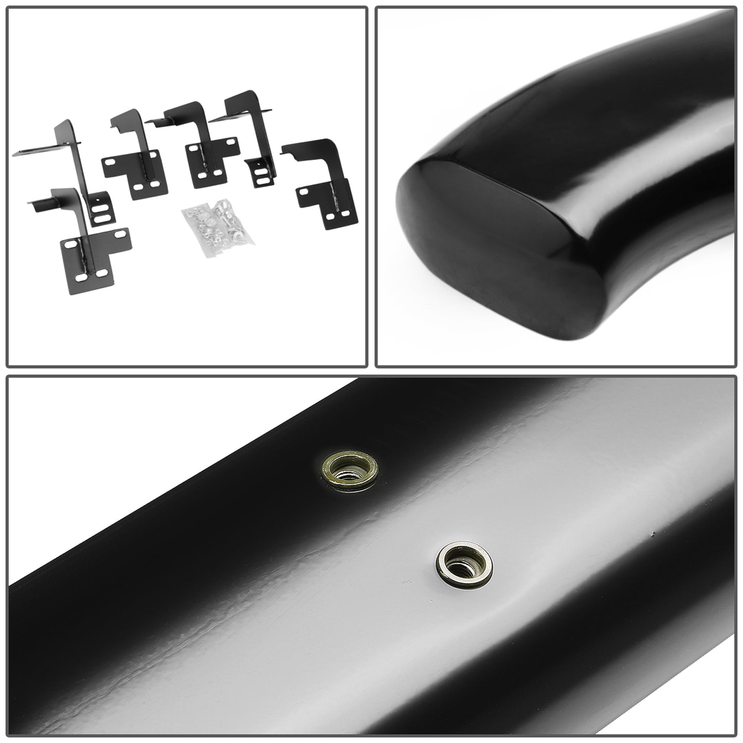 ESTRIBOS 4" - OVAL - 19-20 DODGE RAM 1500 - EXTENDED CAB - BLACK