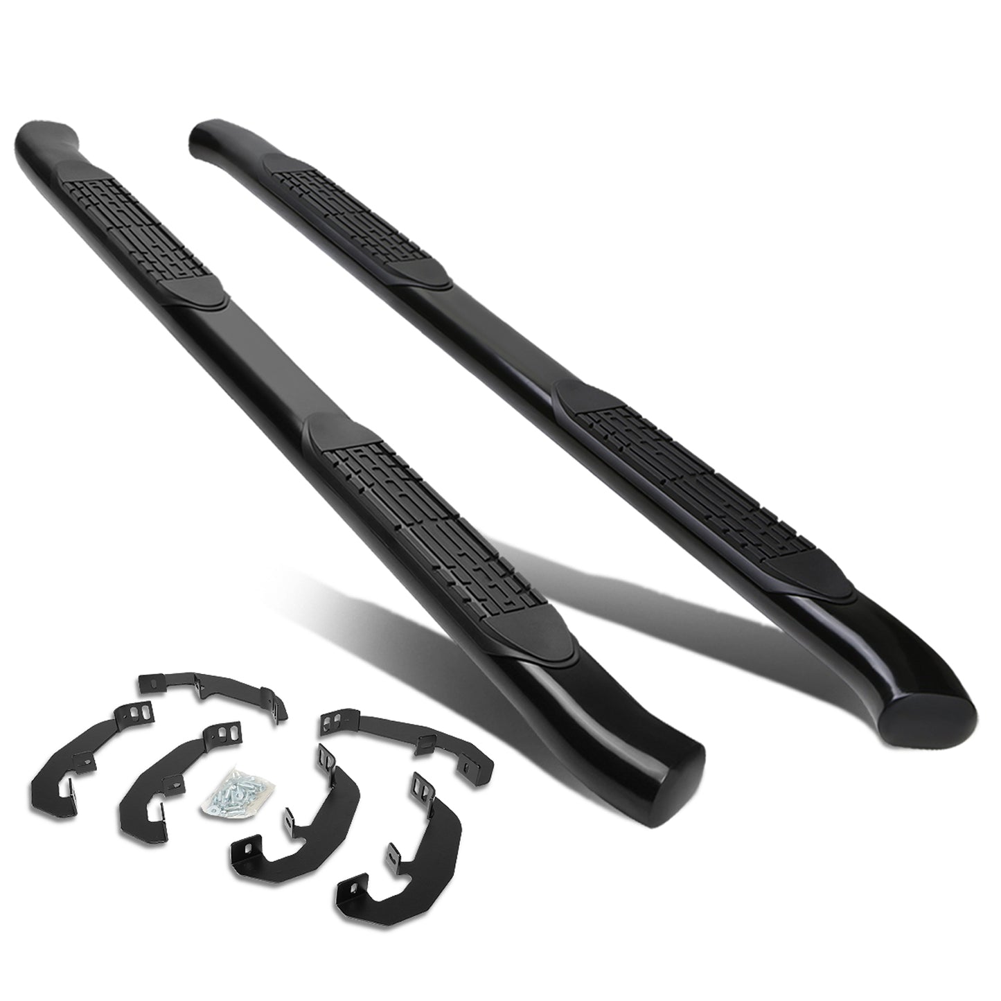 ESTRIBOS 4" - OVAL - 19-20 CHEVY SILVERADO - CREW CAB - BLACK