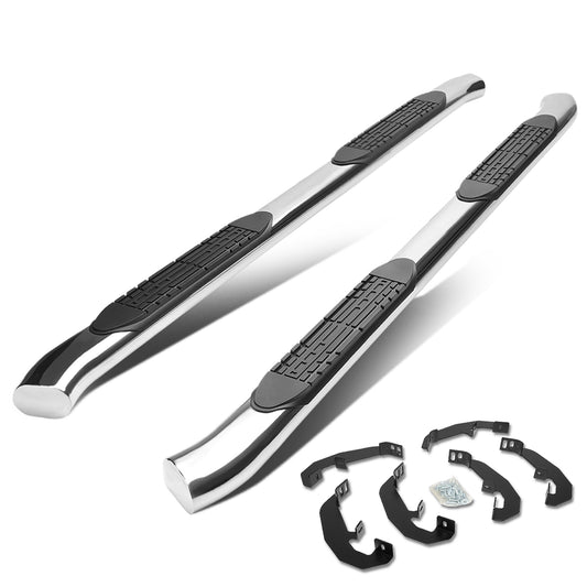 ESTRIBOS 4" - OVAL - 19-20 CHEVY SILVERADO - CREW CAB - SILVER