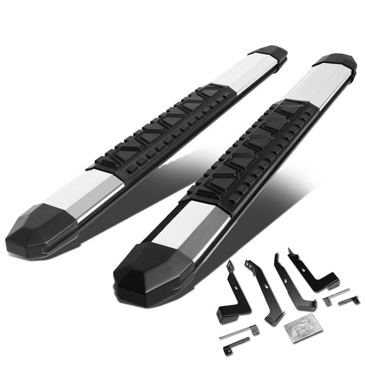 ESTRIBOS 5" - EXTRUDED STEP BOARD - STRAIGHT - 02-08 DODGE RAM 1500 / 03-09 DODGE RAM 2500, 3500 - STANDARD CAB - METALLIC / BLACK