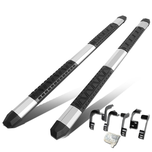 ESTRIBOS 5" - EXTRUDED STEP BOARD - STRAIGHT - 09-18 DODGE RAM 1500 / 10-18 DODGE RAM 2500, 3500 - CREW CAB - METALLIC / BLACK