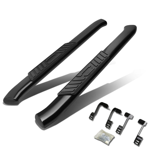 ESTRIBOS 5" - OVAL - 45 DEG - 11-16 RAM 1500, 2500, 3500 / 2010 DODGE RAM 2500, 3500 / 09-10 DODGE RAM 1500 - REGULAR CAB - BLACK