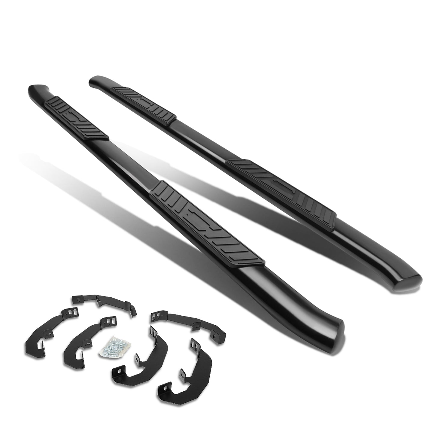 ESTRIBOS 5" - OVAL - 19-20 CHEVY SILVERADO CREW CAB - BLACK