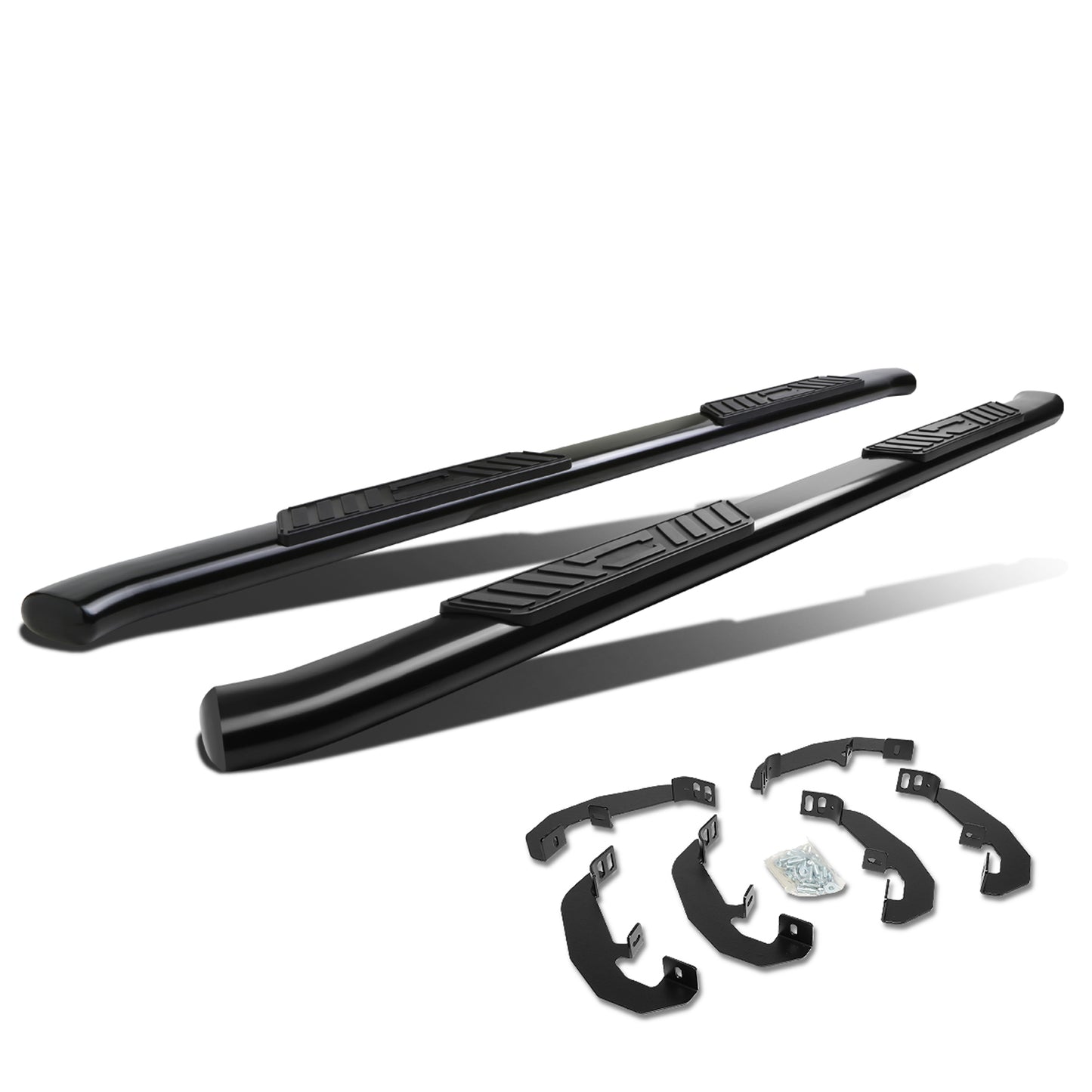 ESTRIBOS 5" - OVAL - 19-20 CHEVY SILVERADO CREW CAB - BLACK