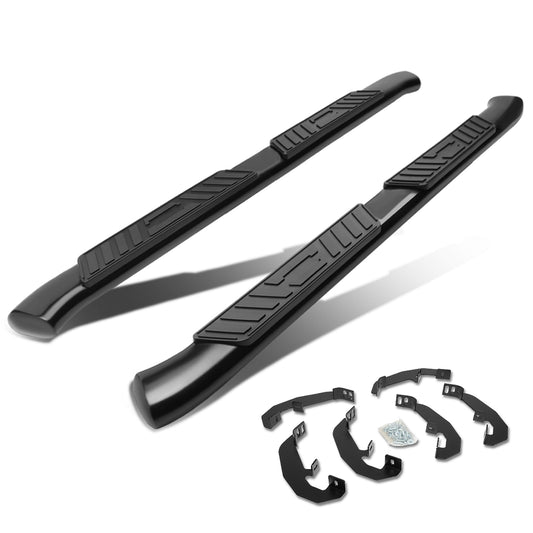 ESTRIBOS 5" - OVAL - 19-20 CHEVY SILVERADO DOUBLE - EXTENDED CAB - BLACK