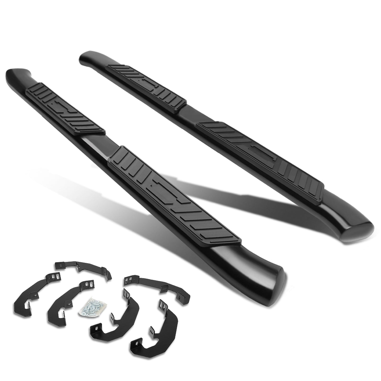 ESTRIBOS 5" - OVAL - 19-20 CHEVY SILVERADO DOUBLE - EXTENDED CAB - BLACK