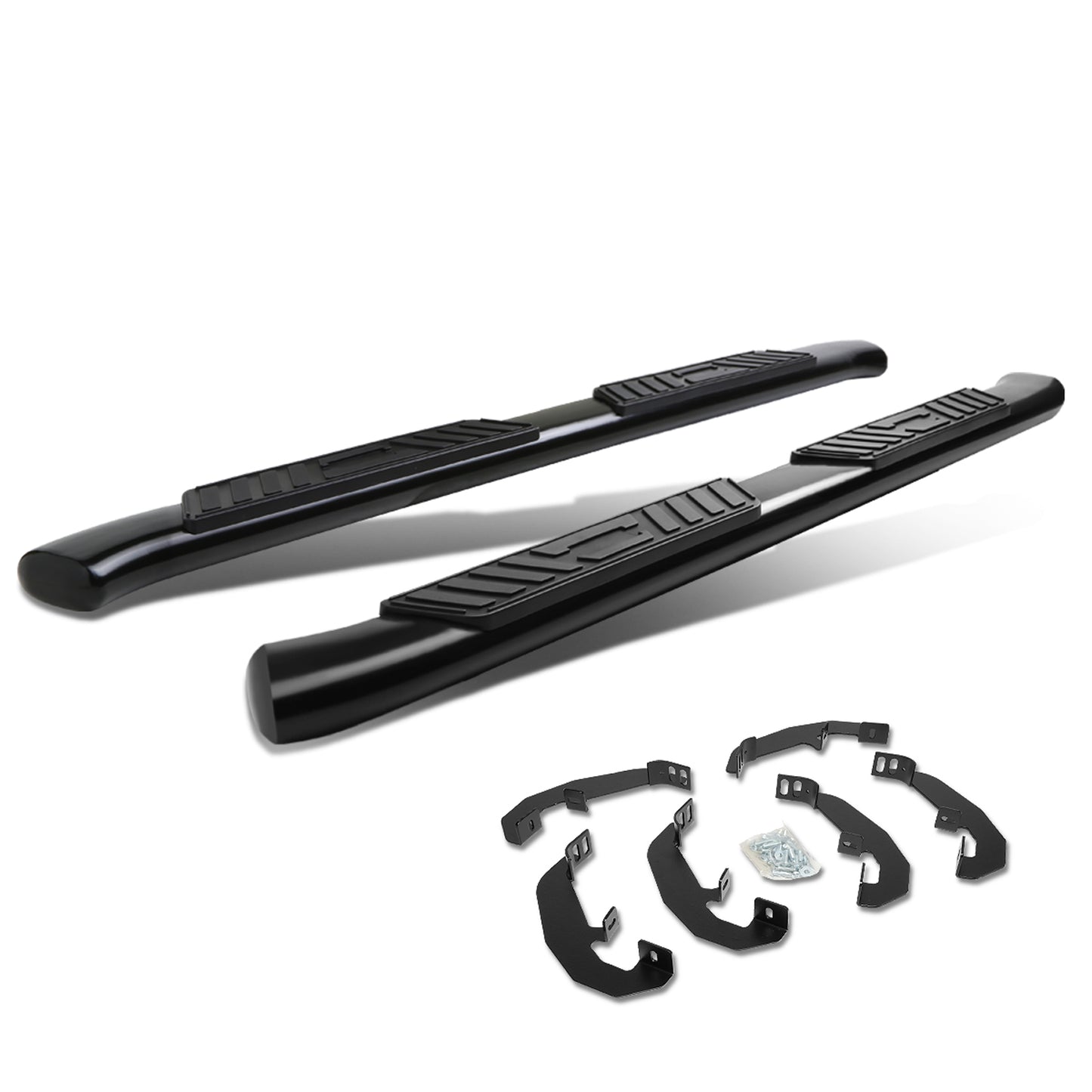 ESTRIBOS 5" - OVAL - 19-20 CHEVY SILVERADO DOUBLE - EXTENDED CAB - BLACK