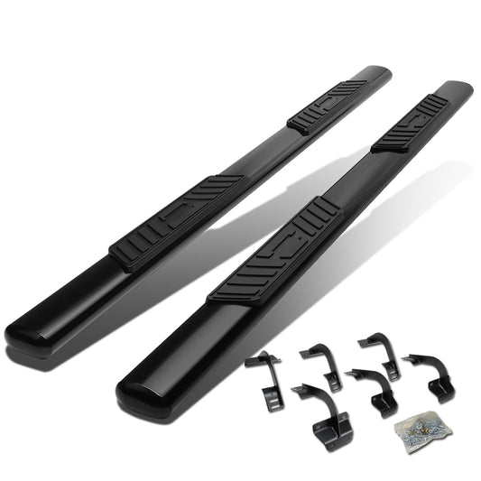 ESTRIBOS 5" - OVAL - STRAIGHT - 15-18 FORD F-150 - SUPER CREW - BLACK