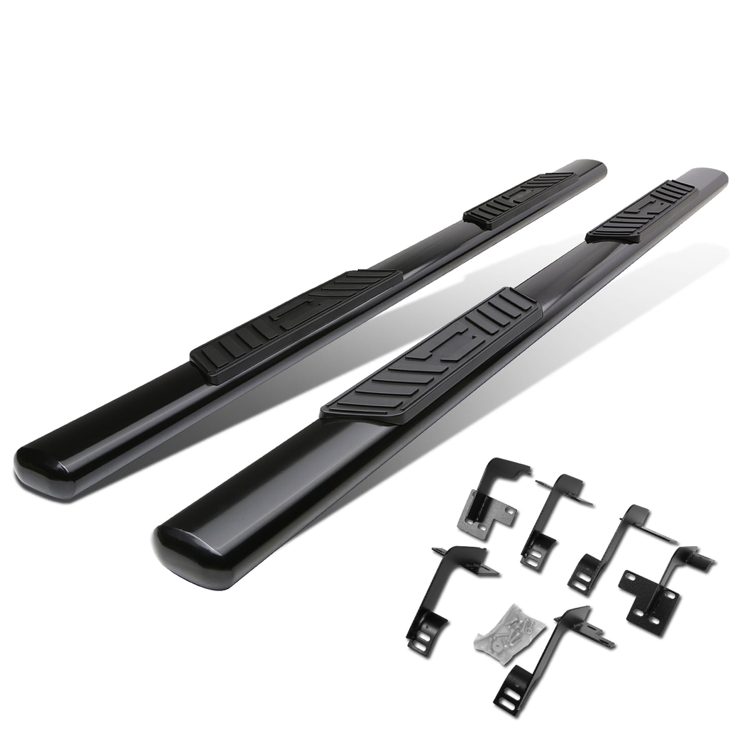 ESTRIBOS 5" - OVAL - STRAIGHT - 19-20 DODGE RAM 1500 - CREW CAB - BLACK