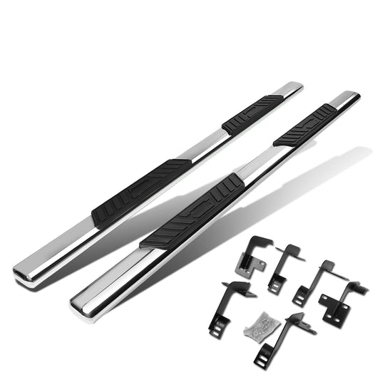 ESTRIBOS 5" - OVAL - STRAIGHT - 19-20 DODGE RAM 1500 - CREW CAB - SILVER