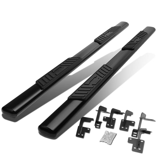 ESTRIBOS 5" - OVAL - STRAIGHT - 19-20 DODGE RAM 1500 - QUAD CAB - BLACK