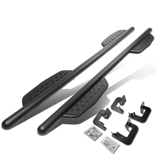 ESTRIBOS 3" - ROUND - EXTENDED - 09-14 FORD F-150 - CREW CAB - MATTE BLACK