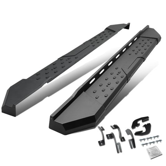 ESTRIBOS 5.5" - STRAIGHT - W/ MOUNTING BRACKETS - 05-16 TOYOTA TACOMA - ACCESS CAB - BLACK