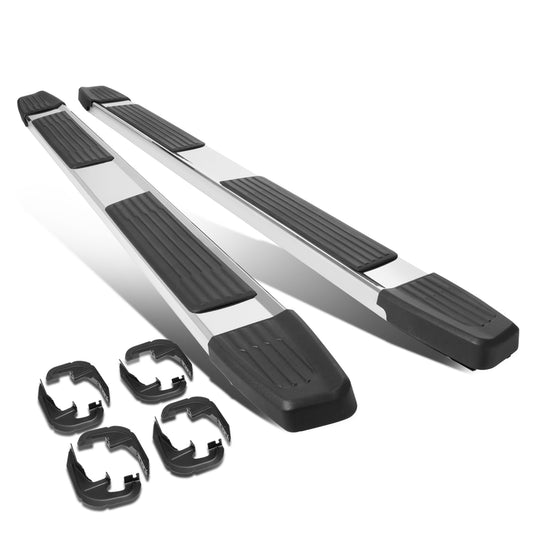 ESTRIBOS 6" - 19-20 CHEVY SILVERADO 1500, GMC SIERRA 1500 / 19-20 CHEVY SILVERADO 2500HD, 3500HD, GMC SIERRA 2500HD, SIERRA 3500HD - CREW CAB - CHROME / BLACK