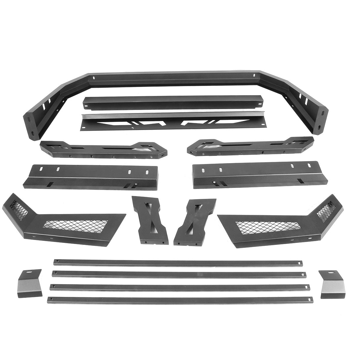 PORTAEQUIPAJE ROLL BAR ROLL BAR + CARGO BOX - 09-18 DODGE RAM 1500 / 10-18 DODGE RAM 2500, 3500 - FITS STYLESIDE, FLEETSIDE MODELS ONLY - DOES NOT FIT STEPSIDE, FLARESIDE MODELS - BLACK