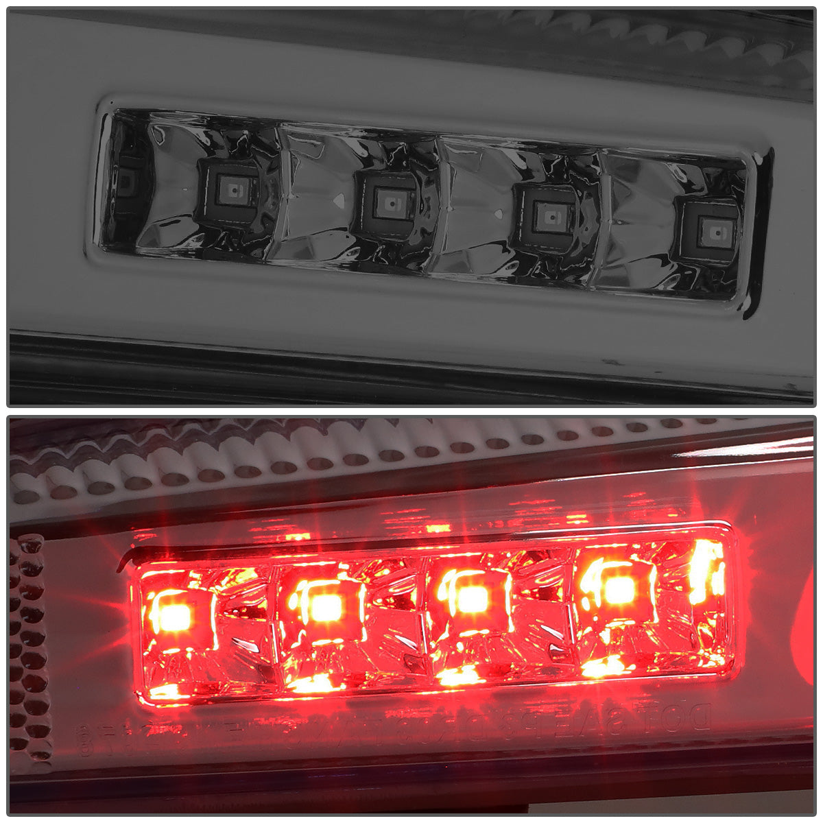 LUZ DE FRENO 03-06 DODGE RAM 2500, 3500 - FITS MODELS WITH OEM TAIL GATE LAMP - 3D - LED - SMOKE